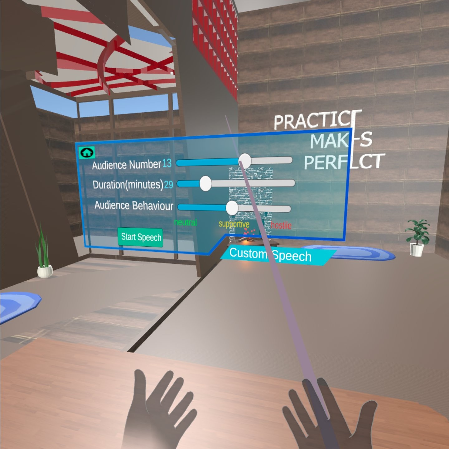 AWRA Virtual Reality exposure therapy for glossophobia